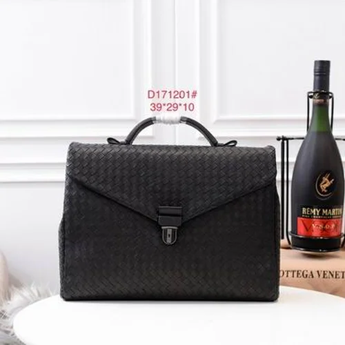 11 Bottega Veneta Men's Briefcase Luxury Leather Business Bag