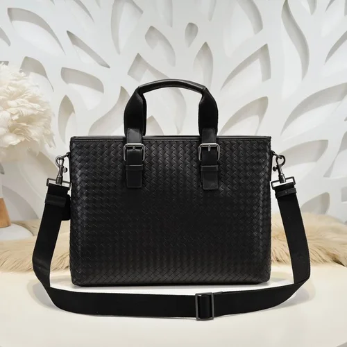 11 Bottega Veneta Men's Briefcase Luxury Leather Business Bag