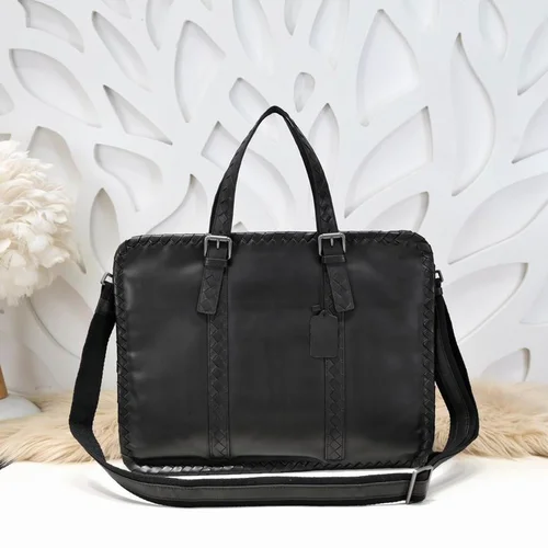 11 Bottega Veneta Men's Briefcase Luxury Leather Business Bag
