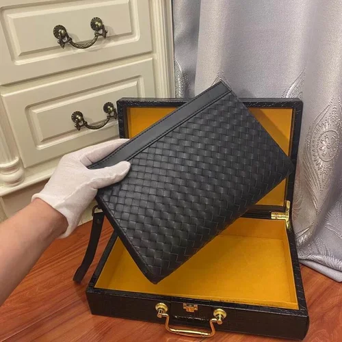 11 Bottega Veneta Men's Briefcase Luxury Leather Business Bag