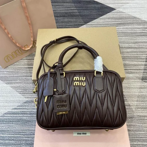 Miu Miu Original Bowling Bag Authentic Matelasse Luxury