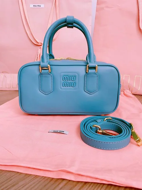 Miu Miu Original Bowling Bag Authentic Matelasse Luxury