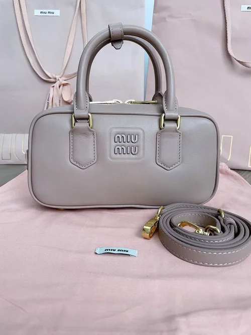 Miu Miu Original Bowling Bag Authentic Matelasse Luxury