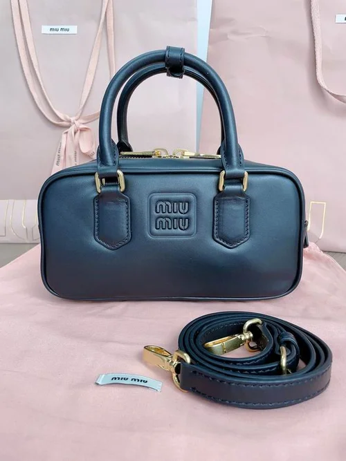 Miu Miu Original Bowling Bag Authentic Matelasse Luxury