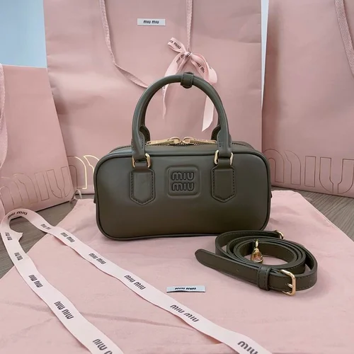 Miu Miu Original Bowling Bag Authentic Matelasse Luxury