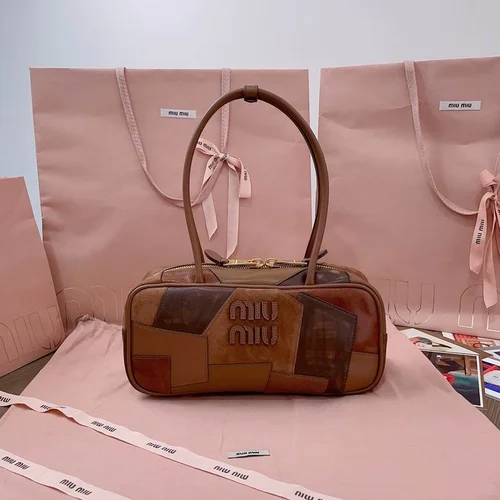 Miu Miu Original Bowling Bag Authentic Matelasse Luxury