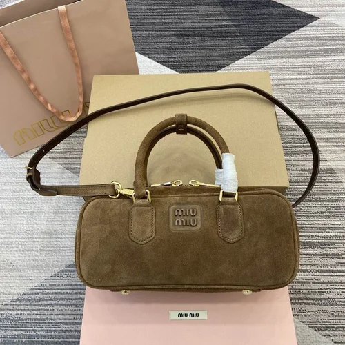 Miu Miu Original Bowling Bag Authentic Matelasse Luxury