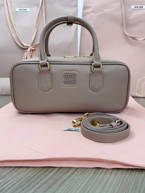 Miu Miu Original Bowling Bag Authentic Matelasse Luxury