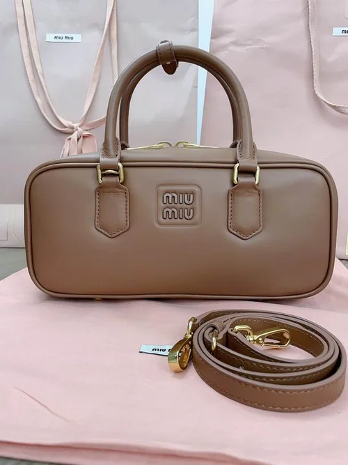 Miu Miu Original Bowling Bag Authentic Matelasse Luxury