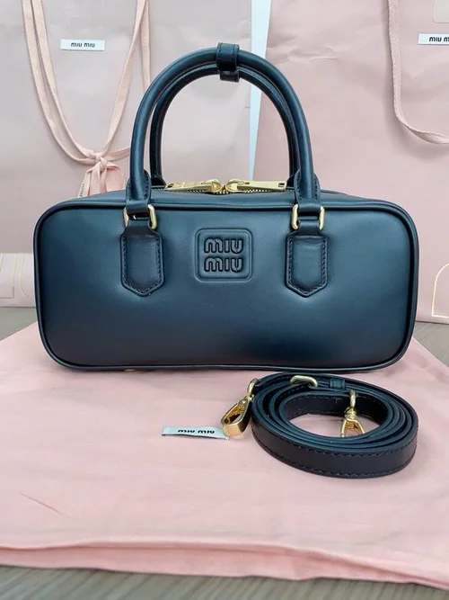 Miu Miu Original Bowling Bag Authentic Matelasse Luxury