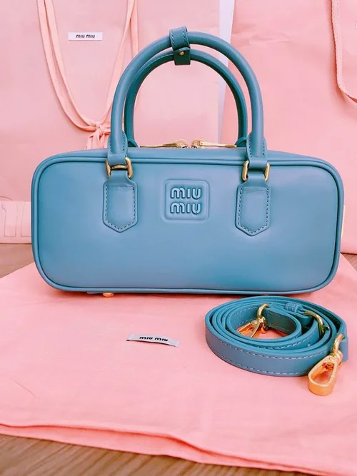 Miu Miu Original Bowling Bag Authentic Matelasse Luxury