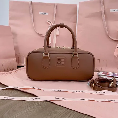 Miu Miu Original Bowling Bag Authentic Matelasse Luxury