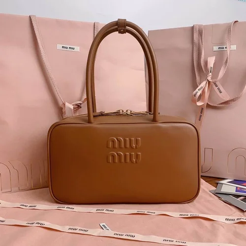 Miu Miu Original Bowling Bag Authentic Matelasse Luxury