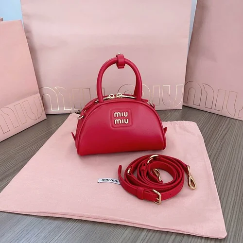 Miu Miu Original Bowling Bag Authentic Matelasse Luxury