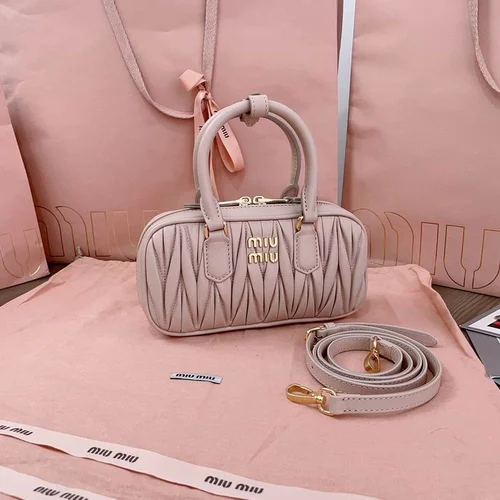Miu Miu Original Bowling Bag Authentic Matelasse Luxury