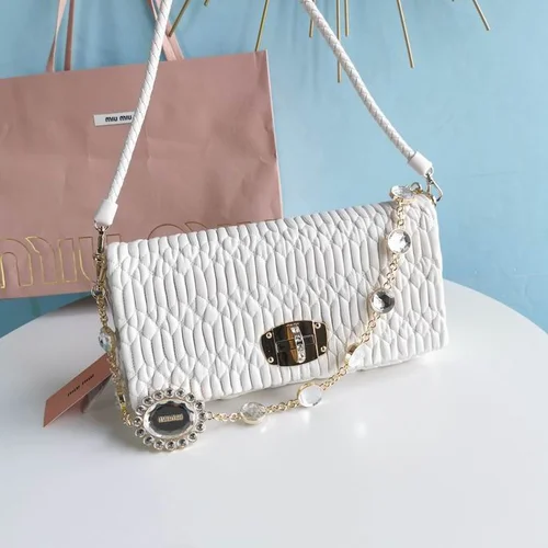 Miu Miu Original Shoulder Bags Authentic Matelasse Luxury