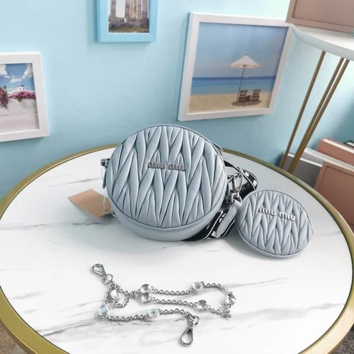 Miu Miu Original Shoulder Bags Authentic Matelasse Luxury