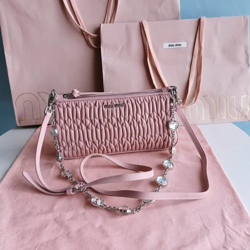 Miu Miu Original Shoulder Bags Authentic Matelasse Luxury