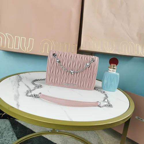 Miu Miu Original Shoulder Bags Authentic Matelasse Luxury