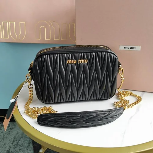 Miu Miu Original Shoulder Bags Authentic Matelasse Luxury