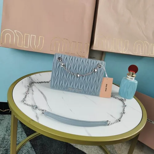 Miu Miu Original Shoulder Bags Authentic Matelasse Luxury