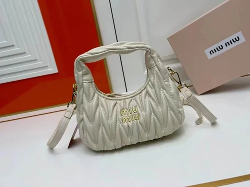 11 Miu Miu Handbag Medium Women Luxury Matelasse Leather