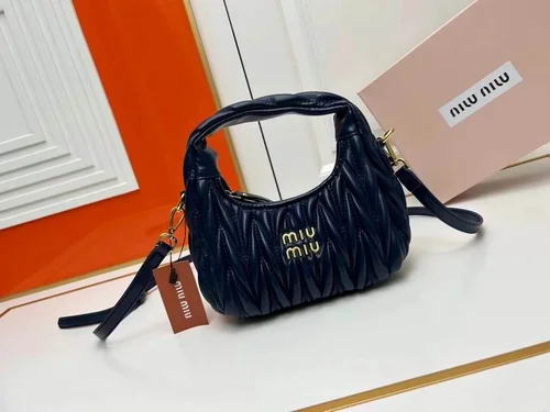 11 Miu Miu Handbag Medium Women Luxury Matelasse Leather