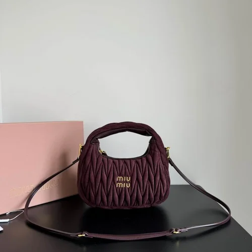 11 Miu Miu Handbag Medium Women Luxury Matelasse Leather