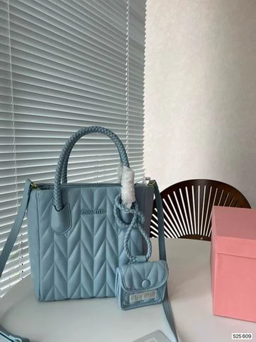 11 Miu Miu Handbag Medium Women Luxury Matelasse Leather