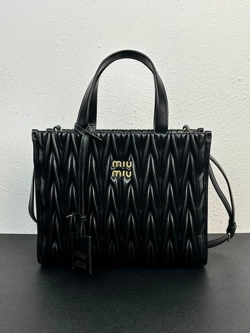 11 Miu Miu Handbag Medium Women Luxury Matelasse Leather