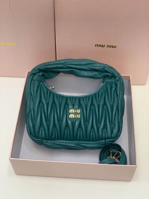 11 Miu Miu Handbag Medium Women Luxury Matelasse Leather
