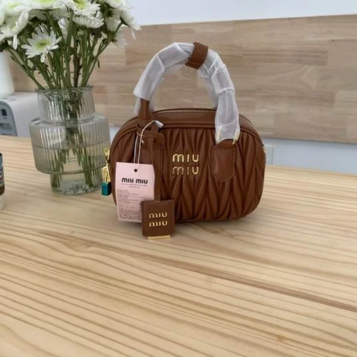 11 Miu Miu Handbag Medium Women Luxury Matelasse Leather