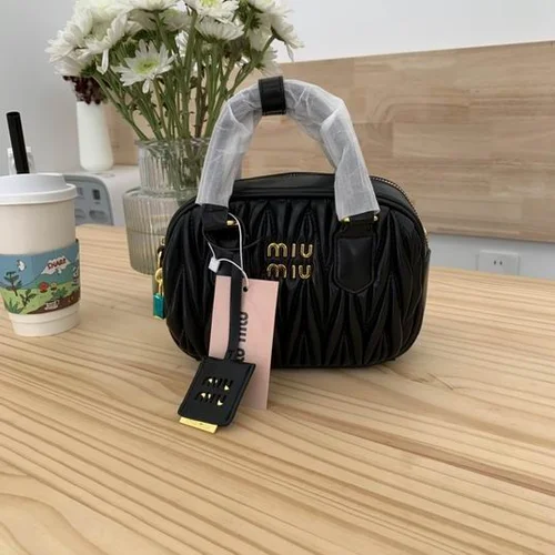 11 Miu Miu Handbag Medium Women Luxury Matelasse Leather