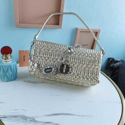 Miu Miu Original Handbags Authentic Matelasse Collection