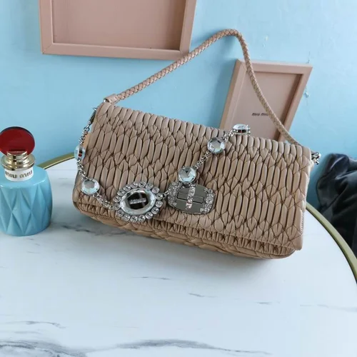 Miu Miu Original Handbags Authentic Matelasse Collection