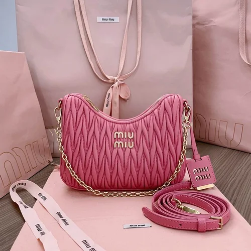 Miu Miu Original Handbags Authentic Matelasse Collection