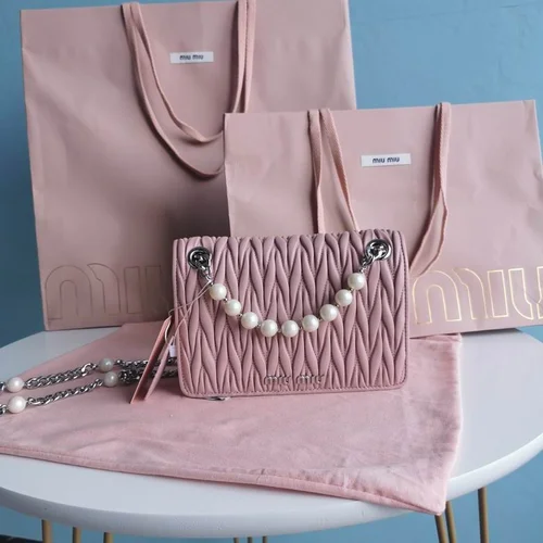 Miu Miu Original Handbags Authentic Matelasse Collection