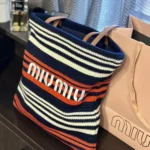 11 Miu Miu Large Tote Bag Women Luxury Matelasse Designer