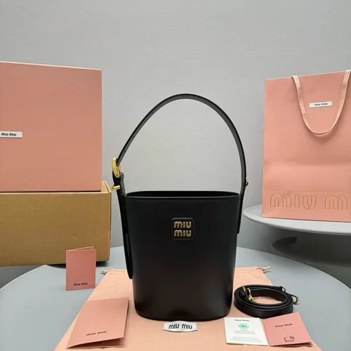 Miu Miu Original Bucket Bag Authentic Matelasse Leather