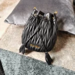 Miu Miu Original Bucket Bag Authentic Matelasse Leather