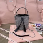 Miu Miu Original Bucket Bag Authentic Matelasse Leather