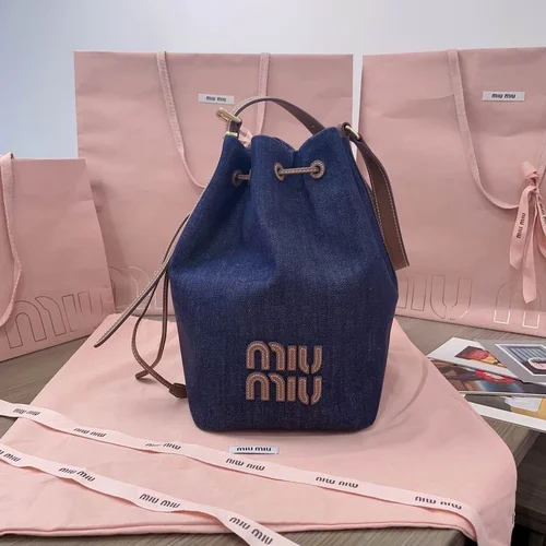 Miu Miu Original Bucket Bag Authentic Matelasse Leather