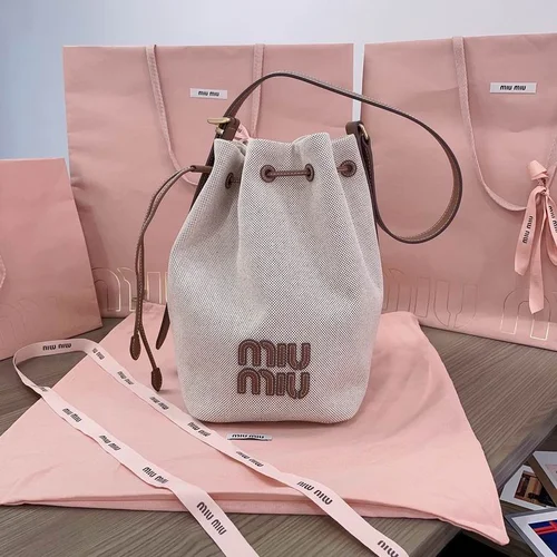 Miu Miu Original Bucket Bag Authentic Matelasse Leather
