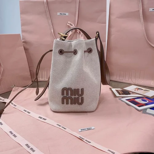 Miu Miu Original Bucket Bag Authentic Matelasse Leather