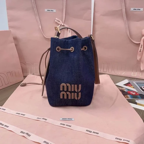 Miu Miu Original Bucket Bag Authentic Matelasse Leather