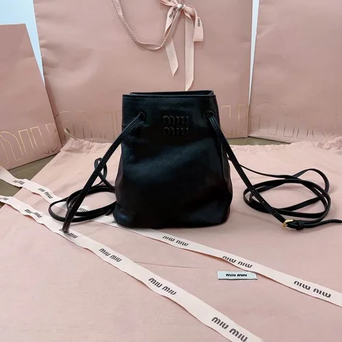 Miu Miu Original Bucket Bag Authentic Matelasse Leather