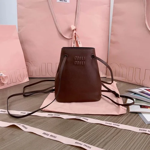 Miu Miu Original Bucket Bag Authentic Matelasse Leather