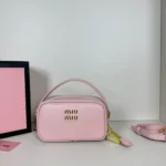 11 Miu Miu Camera Bag Small Women Luxury Matelasse Leather