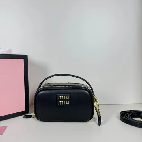 11 Miu Miu Camera Bag Small Women Luxury Matelasse Leather