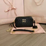 Miu Miu Original Camera Bag Authentic Matelasse Luxury